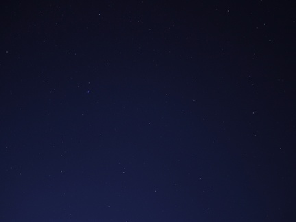 sterne in der blauen Stunde